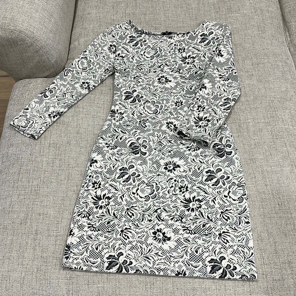 Printed Mini Dress
